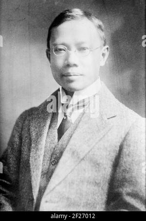 Wu lien-teh (1879 – 1960), médecin malais réputé pour son travail en santé publique et en particulier pour la peste manchurienne de 1910–11 Banque D'Images