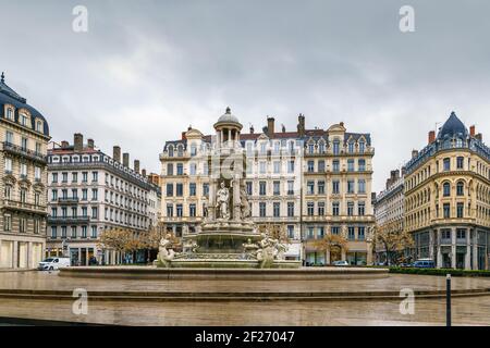 Place des Jacobins, Lyon, France Banque D'Images