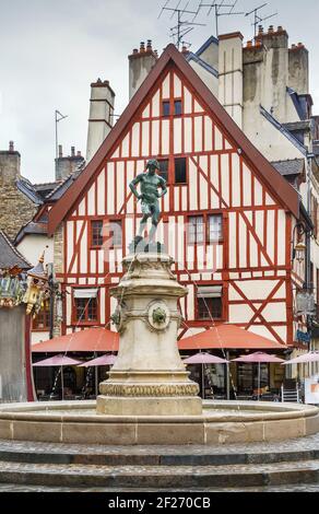 Place François rude, Dijon, France Banque D'Images