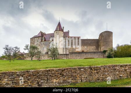 Château de Châteauneuf, France Banque D'Images