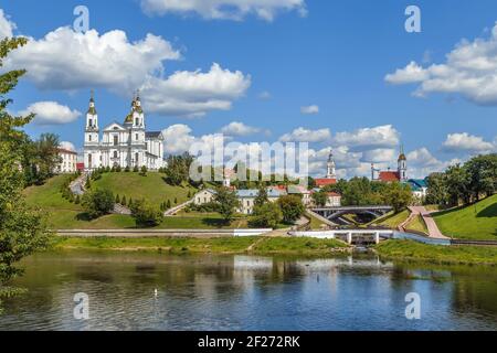 Vue sur Vitebsk, Biélorussie Banque D'Images