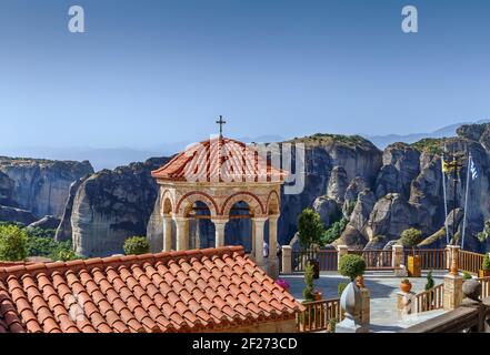 Monastery of Varlaam in Meteora, Greece Banque D'Images
