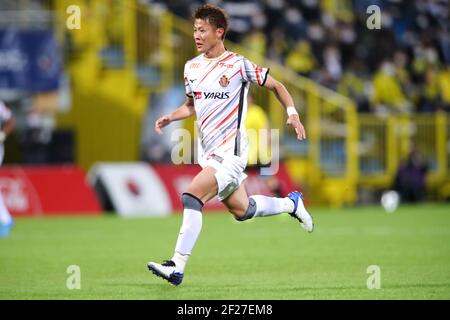 Chiba, Japon. 10 mars 2021. Yoichiro Kakitani (Grampus) football : 2021 J1 match de ligue entre Kashiwa Reysol - Nagoya Grampus au STADE KASHIWA FRONTIÈRE SANKYO à Chiba, Japon . Credit: Yohei Osada/AFLO SPORT/Alay Live News Banque D'Images