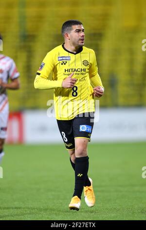 Chiba, Japon. 10 mars 2021. Richardson (Reysol) football : 2021 J1 match de la Ligue entre Kashiwa Reysol 0-1 Nagoya Grampus à LA FRONTIÈRE DE SANKYO Kashiwa Stadium à Chiba, Japon . Credit: Yohei Osada/AFLO SPORT/Alay Live News Banque D'Images