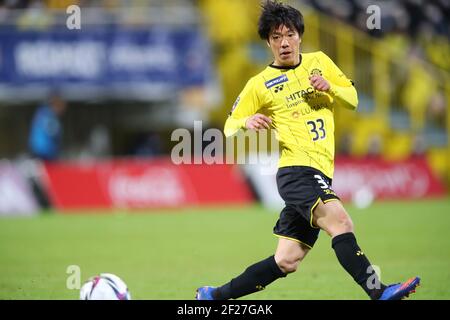 Chiba, Japon. 10 mars 2021. Hayato Nakama (Reysol) football : 2021 J1 match de ligue entre Kashiwa Reysol 0-1 Nagoya Grampus à LA FRONTIÈRE SANKYO Kashiwa Stadium à Chiba, Japon . Credit: Yohei Osada/AFLO SPORT/Alay Live News Banque D'Images