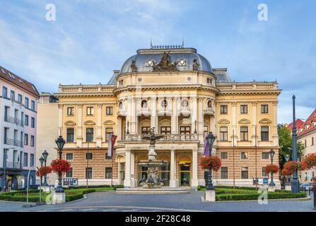 Ancien bâtiment du Théâtre national slovaque, Bratislava, Slovaquie Banque D'Images