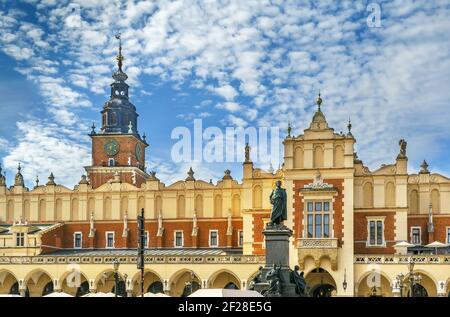 Krakow Cloth Hall, Pologne Banque D'Images