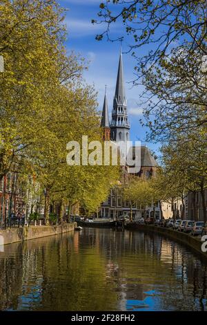 La ville de Gouda - Pays-Bas Banque D'Images