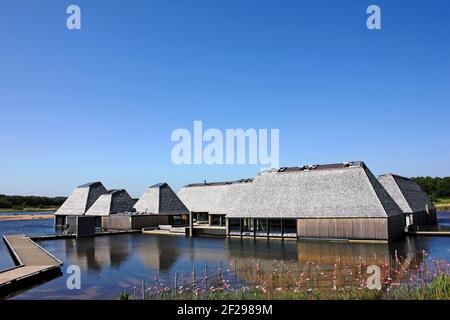 Réserve naturelle de Brockholes près de Preston, Lancashire. Propriété et gestion par la Wildlife Trust pour Lancashire, Manchester et North Merseyside. Banque D'Images