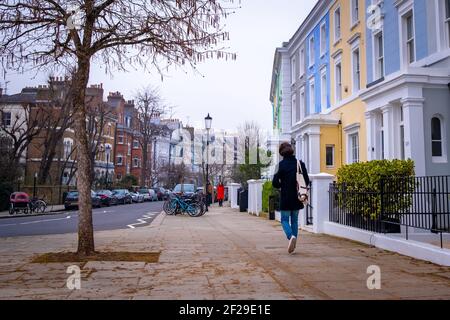 Londres - 2021 mars : Banque D'Images