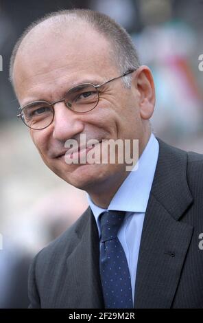 Roma, Italien. 10 mars 2021. Ancien Premier ministre italien Enrico Letta, nouveau secrétaire du Parti démocratique italien.photo 2019 crédit: dpa/Alay Live News Banque D'Images