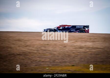 32 CULLEN Ryan (gbr), BRUNDLE Alex (gbr), OWEN William (gbr), United Autoports, Oreca 07 - Gibson, action pendant la série européenne le Mans 2019 d'ELMS, 4 heures du Portugal du 25 au 27 octobre à Portimao - photo Paulo Maria / DPPI Banque D'Images