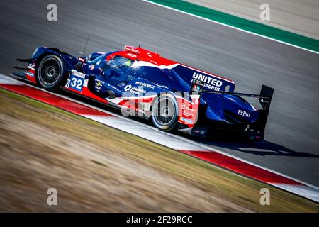 32 CULLEN Ryan (gbr), BRUNDLE Alex (gbr), OWEN William (gbr), United Autoports, Oreca 07 - Gibson, action pendant la série européenne le Mans 2019 d'ELMS, 4 heures du Portugal du 25 au 27 octobre à Portimao - photo Paulo Maria / DPPI Banque D'Images