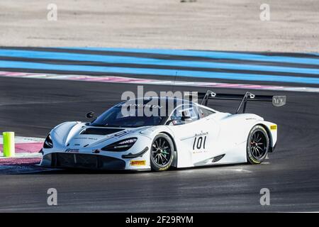 101 BELL Rob, OSBORNE Joe, KODRIC Martin, McLaren, McLaren 720 S GT3 action pendant les journées d'essai de la coupe d'endurance de la série GT Blancpain au Castellet du 13 au 14 mars 2019 - photo Marc de Mattia / DPPI Banque D'Images