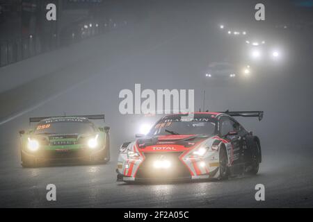 23 DELHEZ Bernard (bel), BARTHEZ Fabien (fra), CAYROLLE Eric (fra), BURET Timothe (fra) Lexus RCF GT3, Tech 1 Racing, total, action pendant le championnat 2019 Blancpain Endurance Series 24 heures de Spa, du 24 au 28 juillet, Spa Francorchamps, Belgique - photo Frédéric le Floc'h / DPPI Banque D'Images