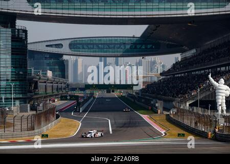 01 SENNA Bruno (BRA), MENEZES Gustavo (etats-unis), OTAN Norman (fra), Rebellion Racing, Rebellion R13 - Gibson, action pendant le Championnat du monde d'endurance WEC 2019 de la FIA, 4 heures de Shanghai du 8 au 10 novembre, à Shanghai, Chine - photo Florent Gooden / DPPI Banque D'Images
