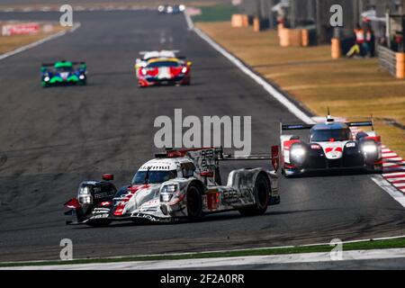 01 SENNA Bruno (BRA), MENEZES Gustavo (etats-unis), OTAN Norman (fra), Rebellion Racing, Rebellion R13 - Gibson, action pendant le Championnat du monde d'endurance WEC 2019 de la FIA, 4 heures de Shanghai du 8 au 10 novembre, à Shanghai, Chine - photo Florent Gooden / DPPI Banque D'Images