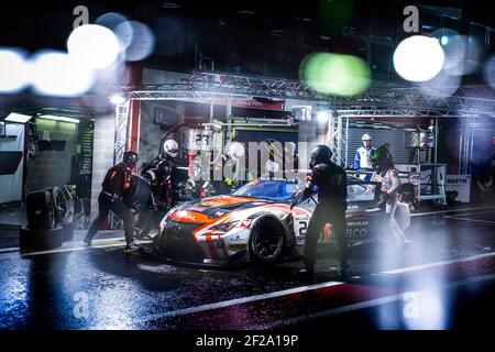 23 DELHEZ Bernard (bel), BARTHEZ Fabien (fra), CAYROLLE Eric (fra), BURET Timothe (fra) Lexus RCF GT3, Tech 1 Racing, total, pitstop d'action pendant le championnat 2019 pain Endurance Series 24 heures de Spa, du 24 au 28 juillet, Spa Francorchamps, Belgique - photo Antonin Vincent / DPPI Banque D'Images