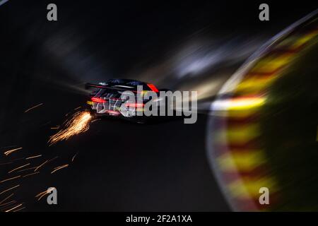 74 vos Remon, BURKE Darren, Tom ONSLOW-COLE, FRANKENHOUT Christiaan, Mercedes-AMG GT3, RAM Racing, action pendant le championnat 2019 Blancpain Endurance Series 24 heures de Spa, du 24 au 28 juillet, Spa Francorchamps, Belgique - photo Antonin Vincent / DPPI Banque D'Images