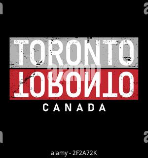 Motif géométrique Toronto City Vector pour un imprimé et un t-shirt Illustration de Vecteur