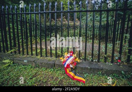 Cénotaphe de Napoléon, tombeau antique, vallée du Géranium, île de Sainte-Hélène, Napoléon, l'exil de l'empereur photographié en 2012. L'année 2021 marquera le 200e anniversaire de la mort de l'empereur français Napoléon Bonaparte. Napoléon meurt sur l'île de Sainte-Hélène en 1821. Napoléon, général militaire et empereur de France, fut exilé à Sainte-Hélène après sa défaite à la bataille de Waterloo en 1815. Photo par Erik Sampers/ABACAPRESS.COM Banque D'Images