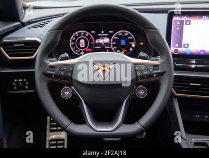 Cupra Formentor VZ, intérieur photo: Anders Wiklund / TT code 10040 Banque D'Images