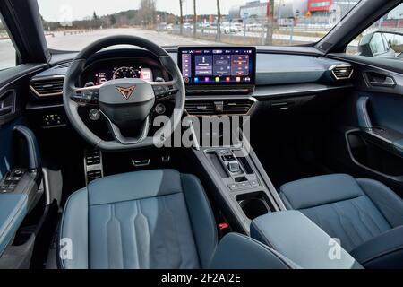 Cupra Formentor VZ, intérieur photo: Anders Wiklund / TT code 10040 Banque D'Images