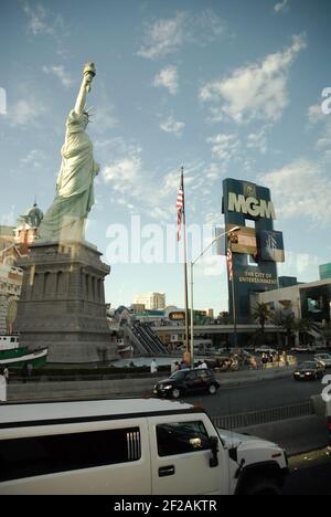 LAS, ÉTATS-UNIS - 07 sept, 2007: Une scène de rue du Strip à Las Vegas, Nevada Banque D'Images