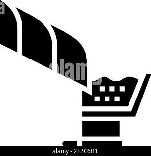 illustration du vecteur de l'icône du système de drainage de toit Illustration de Vecteur