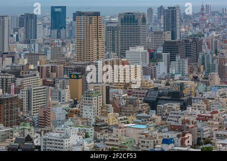 City Skyline à Kobe, Japon Banque D'Images