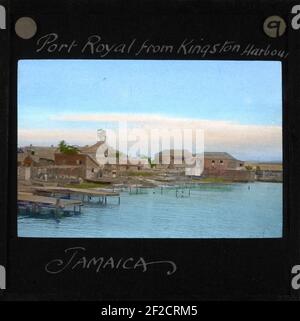 Port Royal de Kingston Harbour, Jamaïque, vers 1875-ca.1940 (imp-cswc-GB-237-CSWC47-LS11-009). Banque D'Images