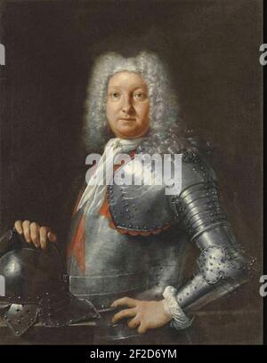 Portrait d'un Chevalier de l'ordre de Saint-Étienne, demi-longueur. Banque D'Images