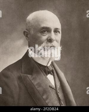 Portrait d'Antoine-Henri Becquerel. Banque D'Images