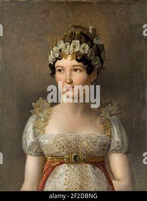 Portrait de Caroline Bonaparte (1782-1839). Banque D'Images