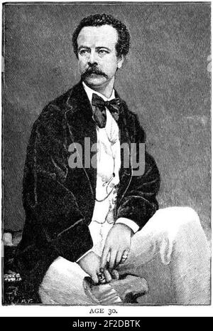 Portrait de Charles Frederick d'une valeur de 30 ans. Banque D'Images