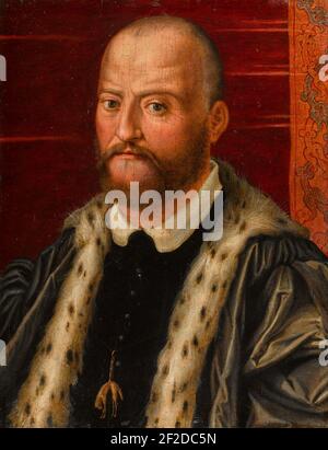 Portrait de Cosimo I de' Medici, Grand Duc de Toscane (1519-74), longueur de buste. Banque D'Images