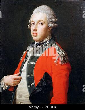 Portrait de George James, 1er marquis de Cholmondeley par Batoni, Pompeo Girolamo. Banque D'Images