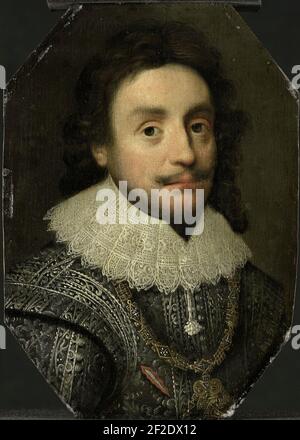 Portret van Frederick V (1596-1632), Keurvorst van de Palts Banque D'Images