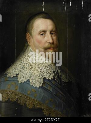 Portret van Gustav II Adolf (1594-1632), koning van Zweden Banque D'Images