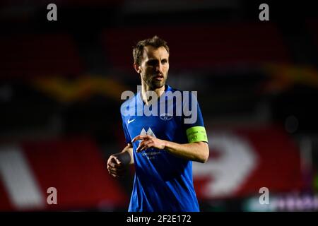 Grenade, Espagne. 11 mars 2021. Magnus Eikrem, joueur de Molde FK, vu en action lors de l'UEFA Europa League Round of 16 First Leg One Match entre Granada CF et Molde FK à l'Estadio Nuevo Los Carmenes.(final Score; Granada CF 2:0 Molde FK) Credit: SOPA Images Limited/Alay Live News Banque D'Images