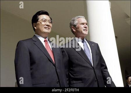 Président de la République populaire de Chine Hu. Banque D'Images