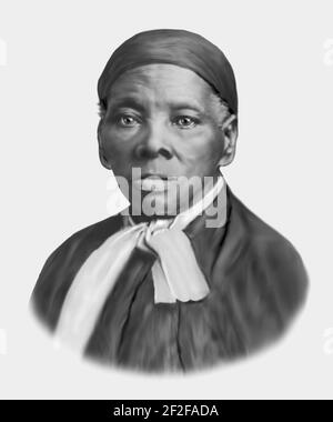 Harriet Tubman 1822-1913 activiste politique Abolitionniste américain Banque D'Images