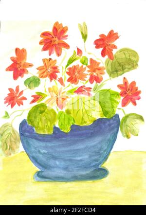 Peinture à l'huile - encore la vie, un bouquet de fleurs. Ambiance joyeuse et romantique faite à la main dans un style moderne. Dessinez à la main la vue de la délicate grande odeur de vibration Banque D'Images