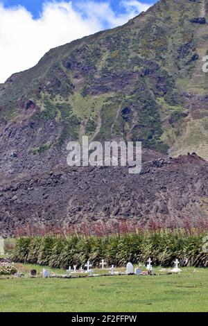 Impression de l'île Tristan da Cunha Banque D'Images