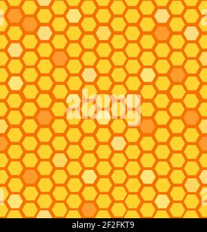 Nid d'abeilles sans couture. Illustration vectorielle Illustration de Vecteur