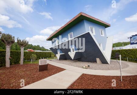 Museum World est à l'envers, Trassenheide, Usedom Banque D'Images