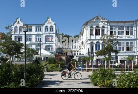 Baedkitoritektur dans Basin, île d'Usedom Banque D'Images