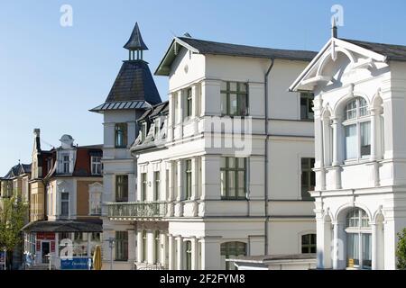 Baedkitoritektur dans Basin, île d'Usedom Banque D'Images