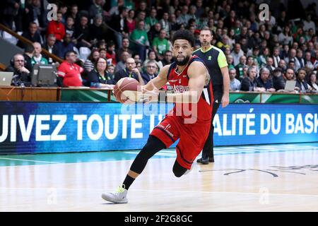 Scottie REYNOLDS (1) de SIG Strasbourg lors du match de basketball Jeep Elite du championnat français entre Nanterre 92 et SIG Strasbourg le 18 janvier 2020 au Palais des Sports Maurice Thorez à Nanterre, France - photo Ann-Dee Lamour / CDP MEDIA / DPPI Banque D'Images