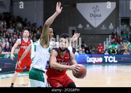 Scottie REYNOLDS (1) de SIG Strasbourg lors du match de basketball Jeep Elite du championnat français entre Nanterre 92 et SIG Strasbourg le 18 janvier 2020 au Palais des Sports Maurice Thorez à Nanterre, France - photo Ann-Dee Lamour / CDP MEDIA / DPPI Banque D'Images